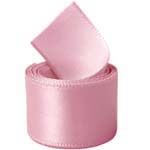 Pink Single Face Satin Ribbon