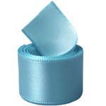 Misty Turquoise Single Face Satin Ribbon