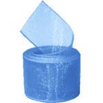 Capri Blue Organza Ribbon