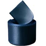 Light Navy Single Face Satin Ribbon