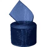 Navy Organza Ribbon