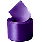 Regal Purple Double Face Satin Ribbon