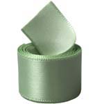 Sage Green Single Face Satin Ribbon