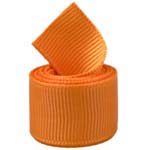 Tangerine Grosgrain Ribbon