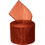 Rust Organza Ribbon