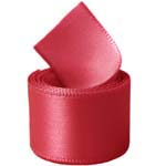Coral Blush Single Face Satin Ribbon