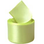 Lime Single Face Satin Ribbon