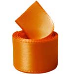 Pumpkin Single Face Satin Ribbon