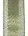 Moss Satin Center Organza Ribbon