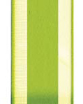 New Chartreuse Satin Center Organza Ribbon