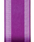Royal Orchid Satin Center Organza Ribbon