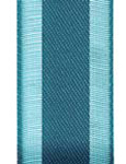 Tornado Blue Satin Center Organza Ribbon