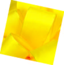 Bright Yellow Wired Premium Grosgrain Ribbon