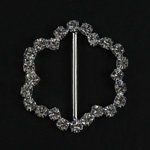 Rhinestone Buckle Medium Flower