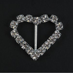 Rhinestone Buckle Medium Heart