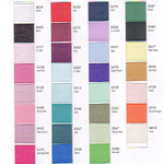 Organza Ribbon Shade Card