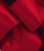 Scarlet Wired Premium Satin Ribbon