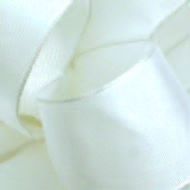 White Wired Premium Grosgrain Ribbon