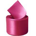 Shocking Pink Double Face Satin Ribbon