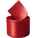 Hot Red Double Face Satin Ribbon