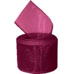 Dark Wine Organza Ribbon