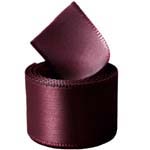 Burgundy Double Face Satin Ribbon