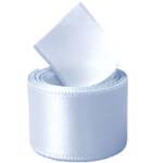 Blue Vapor Single Face Satin Ribbon