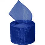 Light Navy Organza Ribbon