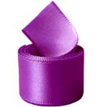 Purple Single Face Satin Ribbon