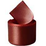Rust Single Face Satin Ribbon