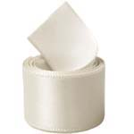Ivory Single Face Satin Ribbon