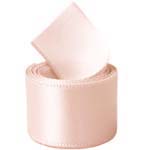 Shell Pink Single Face Satin Ribbon