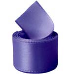 Evening Blue Single Face Satin Ribbon