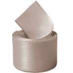 Taupe Single Face Satin Ribbon