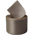 Cafe Au Lait Single Face Satin Ribbon