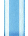 Mystic Blue Satin Center Organza Ribbon