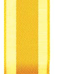 Yellow Gold Satin Center Organza Ribbon