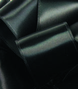 Black Wired Premium Satin Ribbon