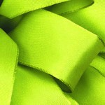 Chartreuse Wired Premium Grosgrain Ribbon