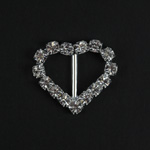 Rhinestone Buckle Small Heart