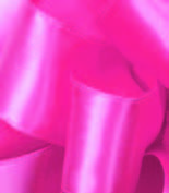 Hot Pink Wired Premium Satin Ribbon