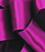 Red Plum Wired Premium Satin Ribbon