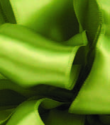 Spring Green Wired Premium Satin Ribbon