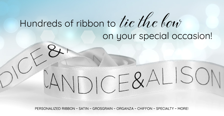 personalized grosgrain ribbon wholesale