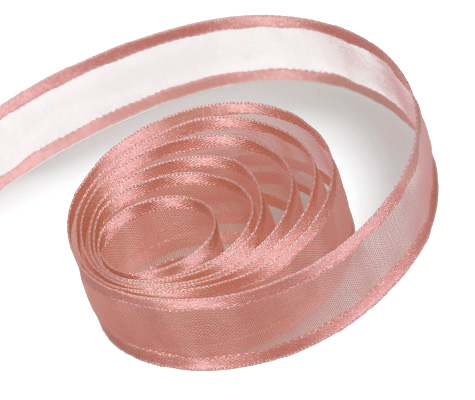 organza ribbon with satin edge