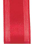 Red Satin Center Organza Ribbon