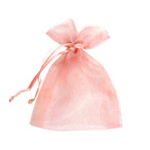 Light Pink Organza Bag (10 Pack)