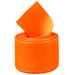 Neon Tangerine Grosgrain Ribbon